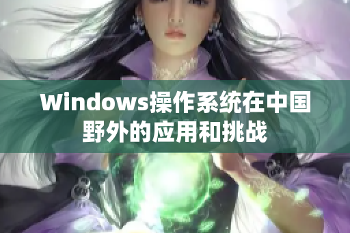 Windows操作系统在中国野外的应用和挑战