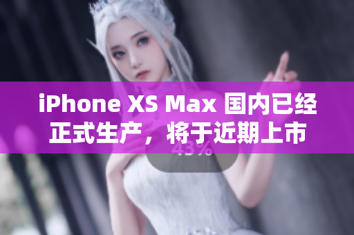 iPhone XS Max 国内已经正式生产，将于近期上市