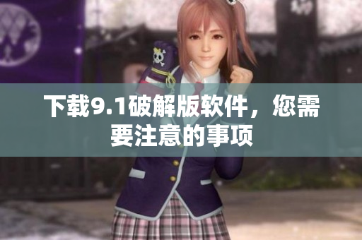 下载9.1破解版软件，您需要注意的事项