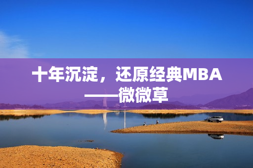 十年沉淀，还原经典MBA——微微草