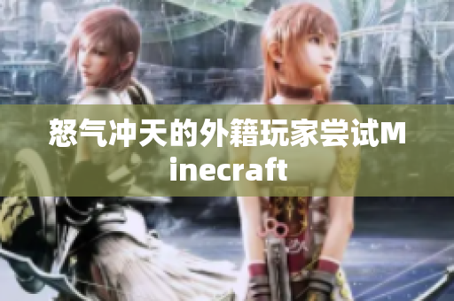 怒气冲天的外籍玩家尝试Minecraft