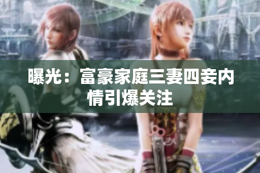 曝光：富豪家庭三妻四妾内情引爆关注