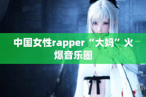 中国女性rapper“大妈”火爆音乐圈