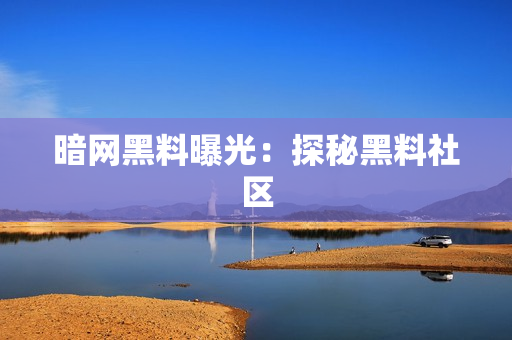 暗网黑料曝光：探秘黑料社区