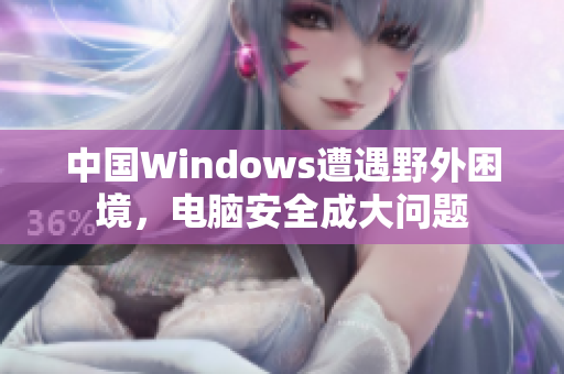中国Windows遭遇野外困境，电脑安全成大问题
