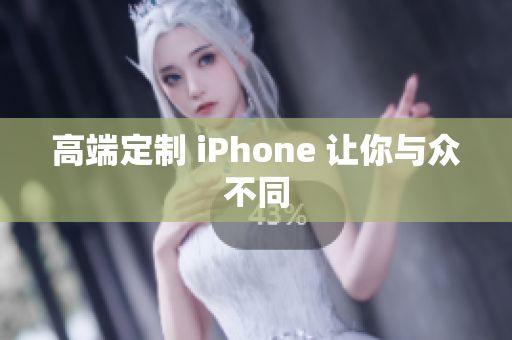 高端定制 iPhone 让你与众不同