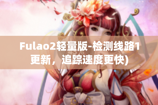 Fulao2轻量版-检测线路1更新，追踪速度更快)