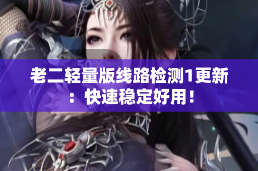 老二轻量版线路检测1更新：快速稳定好用！