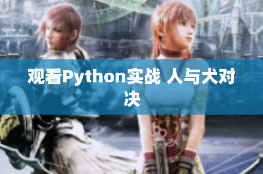 观看Python实战 人与犬对决