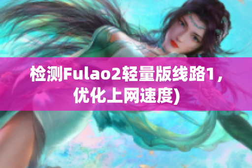 检测Fulao2轻量版线路1，优化上网速度)