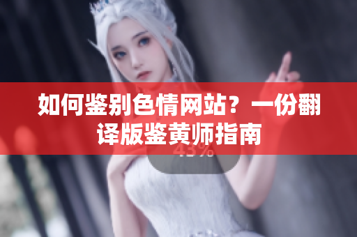 如何鉴别色情网站？一份翻译版鉴黄师指南