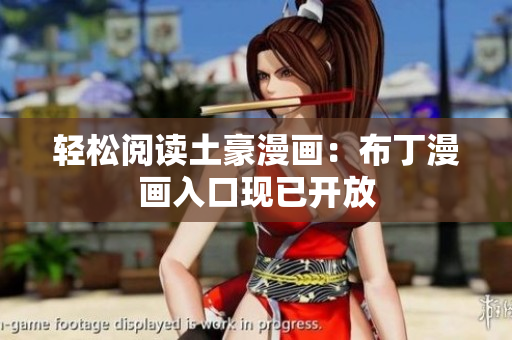 轻松阅读土豪漫画：布丁漫画入口现已开放