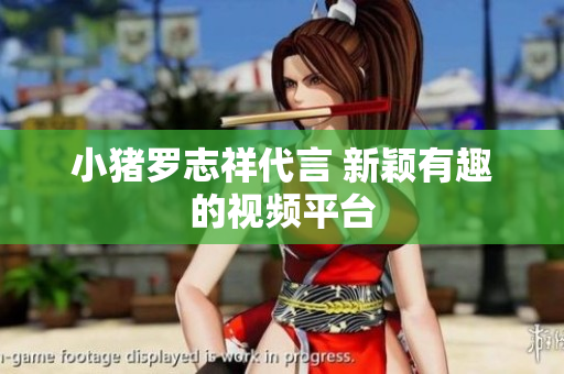 小猪罗志祥代言 新颖有趣的视频平台