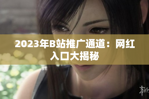 2023年B站推广通道：网红入口大揭秘