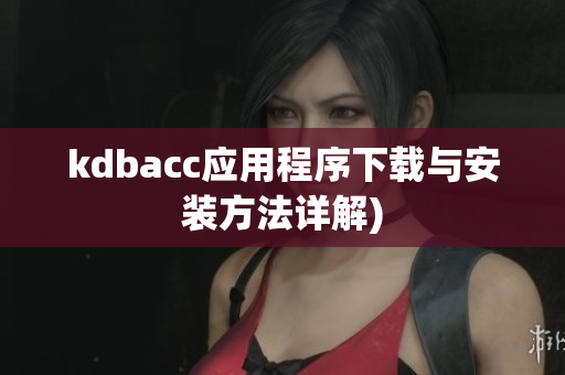 kdbacc应用程序下载与安装方法详解)