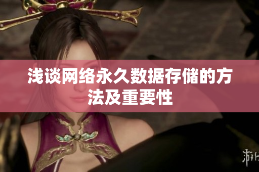 浅谈网络永久数据存储的方法及重要性