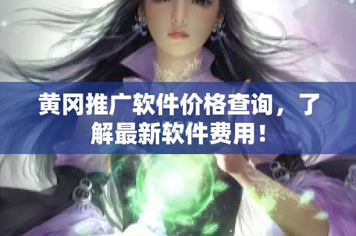 黄冈推广软件价格查询，了解最新软件费用！